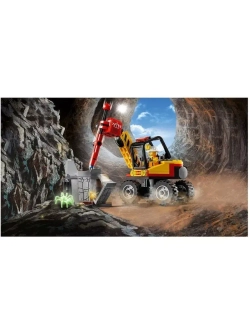 Конструктор Сити Трактор для горных работ 132 детали 10874