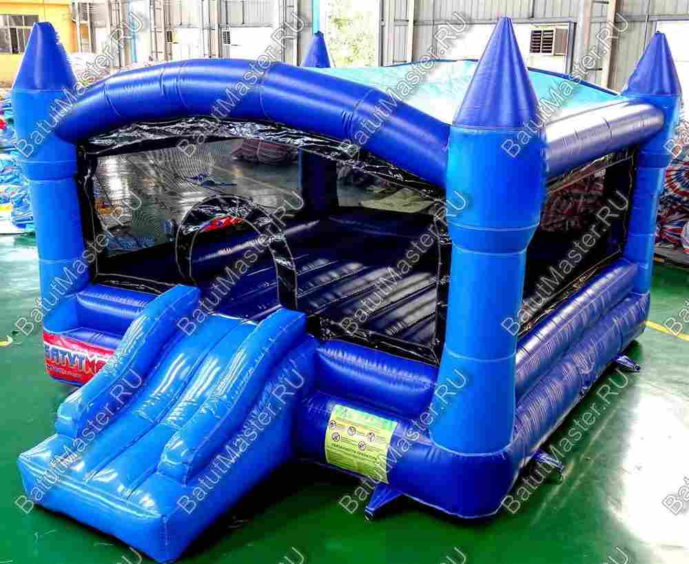 Детский надувной батут "Мини-замок" с крышей 3.5*2.5*2 м