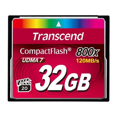 Карта памяти Transcend CompactFlash 800x (Type I) 32Gb