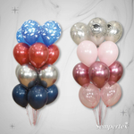 Шар 12" хром розовый, (Зеркальные шары) / Reflex Pink 909