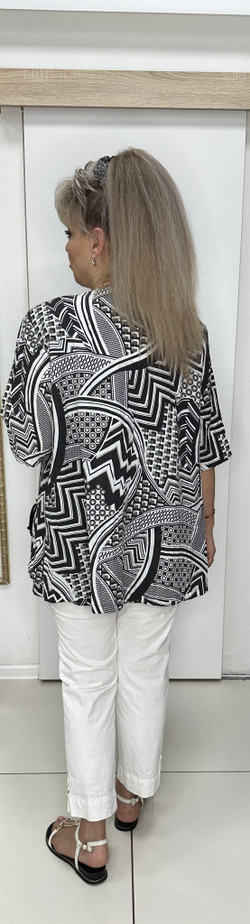 Летний комбинированный блузон