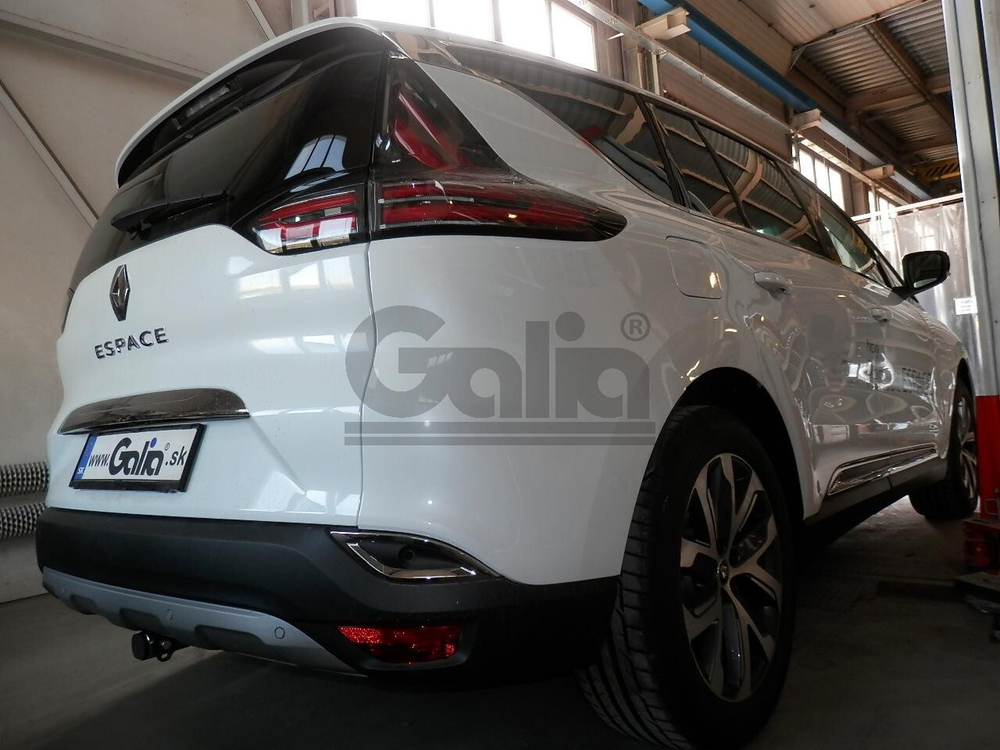 Оцинкованный фаркоп на Renault Espace 2015-2022 (без электрики), Galia R096A