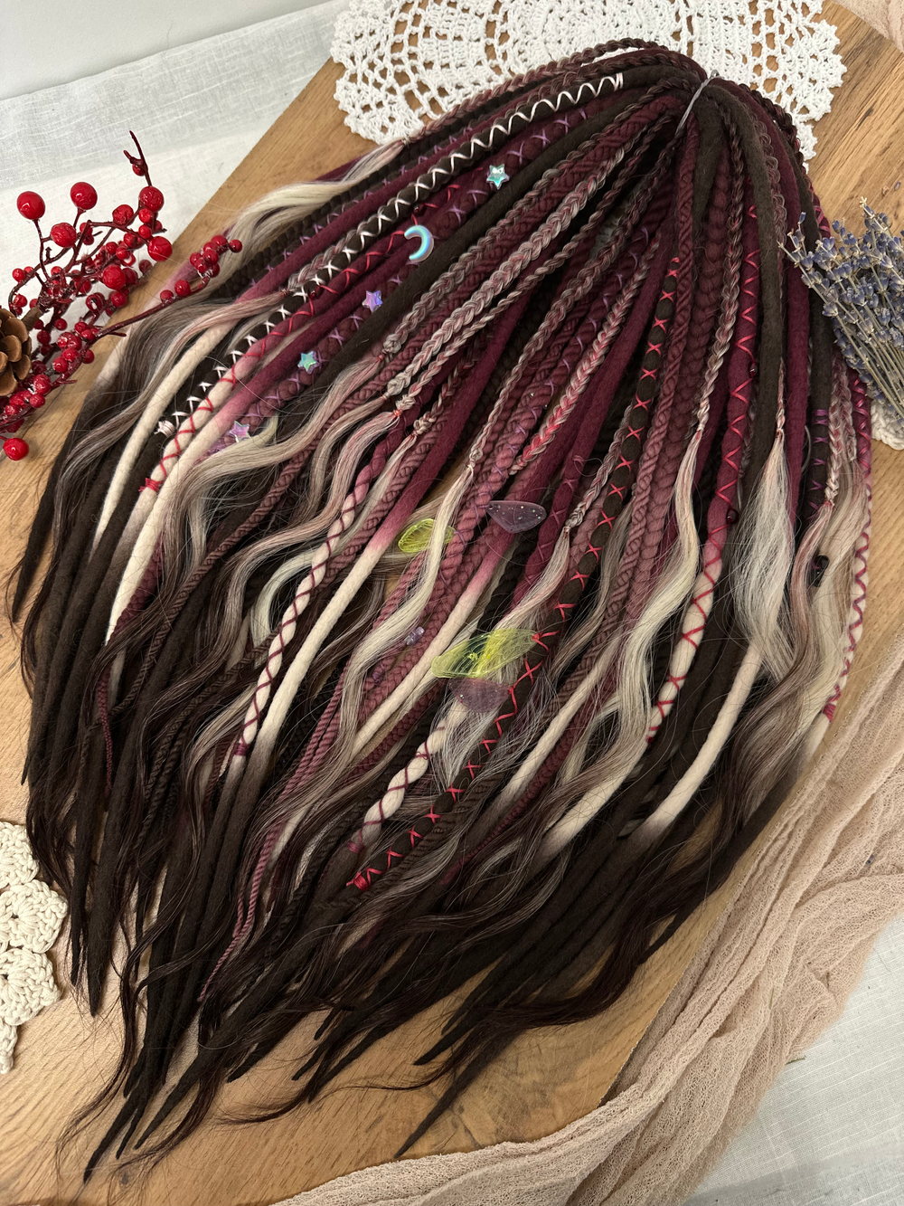 Войлочные дреды + кудри