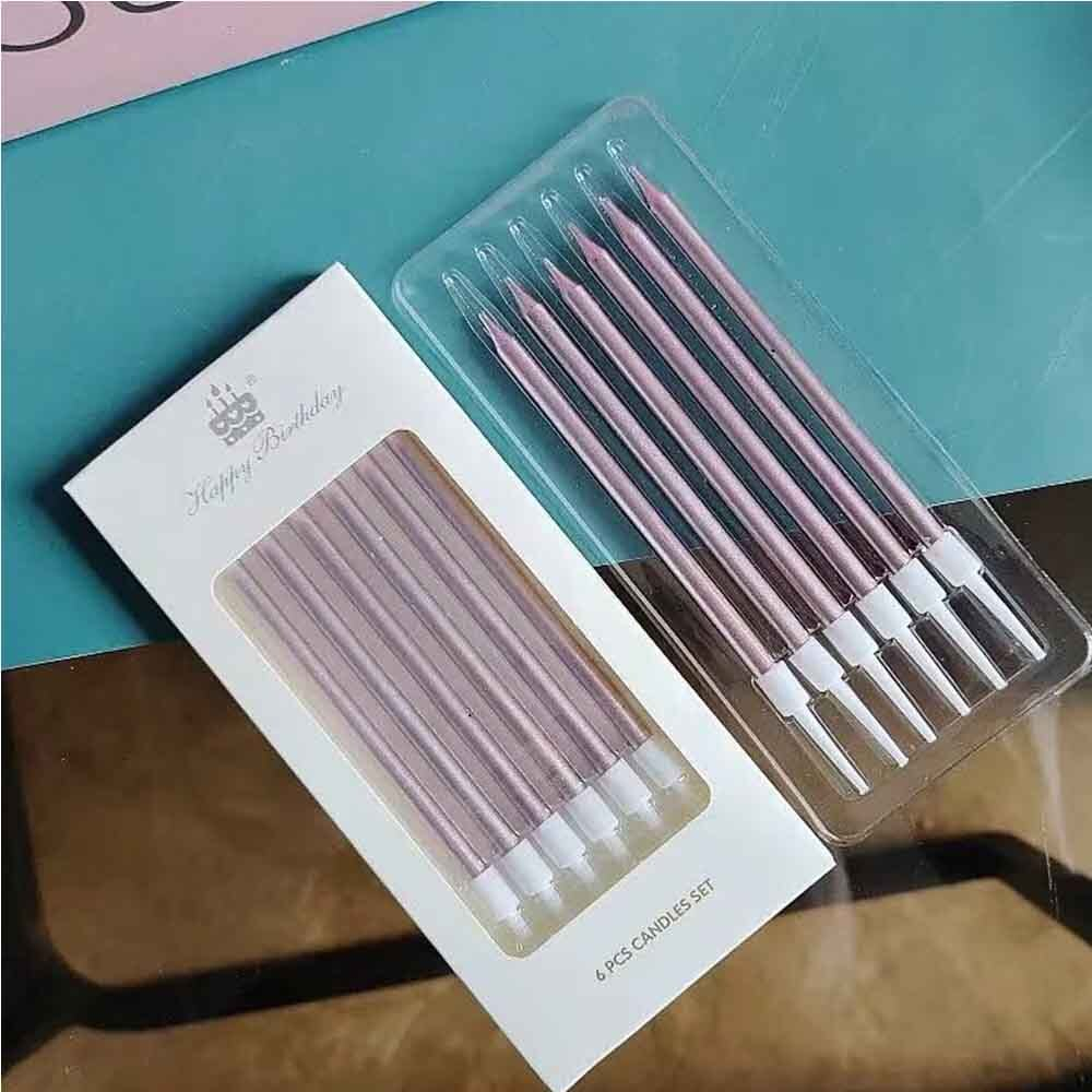 Набор свечей (розовые)