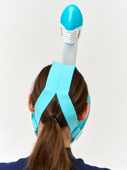 Маска полнолицевая Sargan Планета океан 2.0 белый/бирюзовый