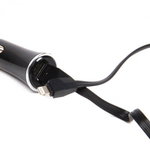 Автомобильное зарядное устройство 2 в 1 LDNIO DL-C28 Lightning, 010121 Белый + золотой