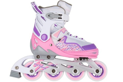 Роликовые коньки раздвижные Tech Team OCTAVA розовые р. 39-42 (L)
