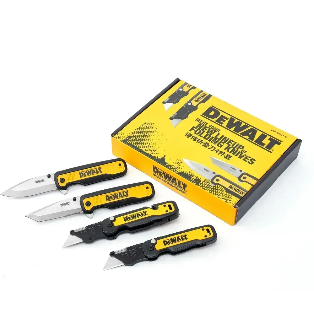 DeWalt DWHT2426T-23 4 комплекта режущих ножей складной нож,набор электроинструмен,набор электроинструмента 4 в 1та,