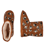 Кожаные угги Shaun The Sheep Print EMU Australia - коричневый(K13107)