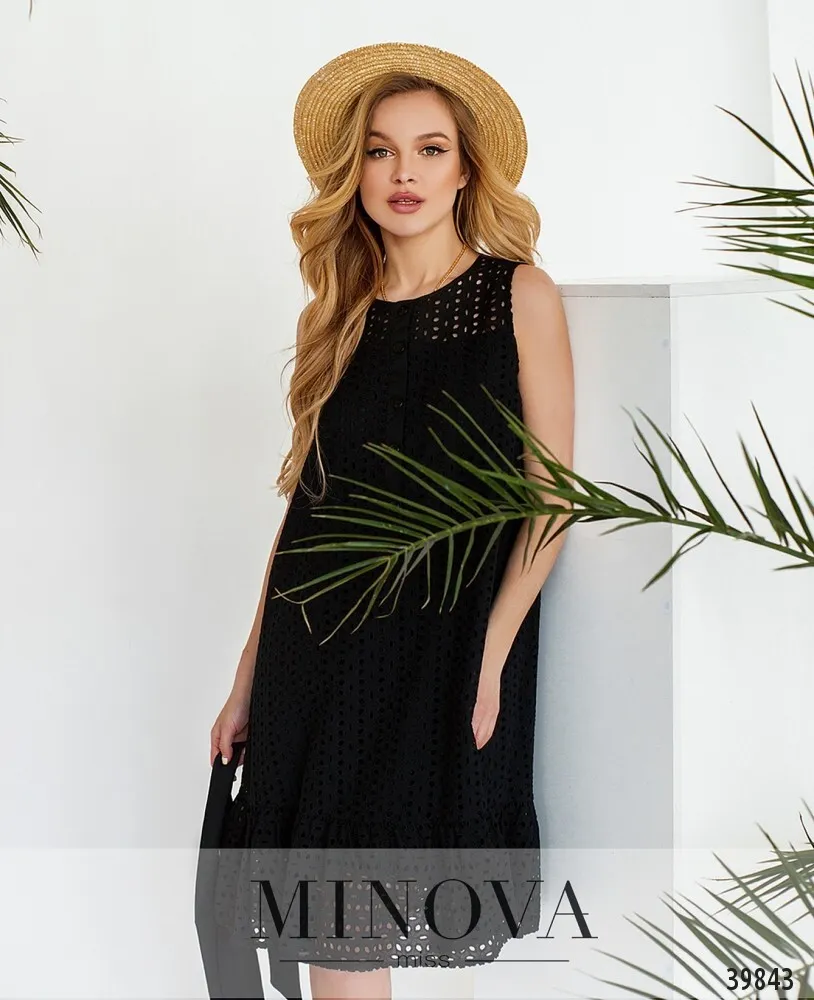 Платье 3146-черный Minova