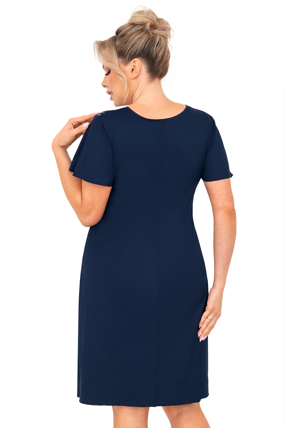 Melania nightdress plus Dark blue
