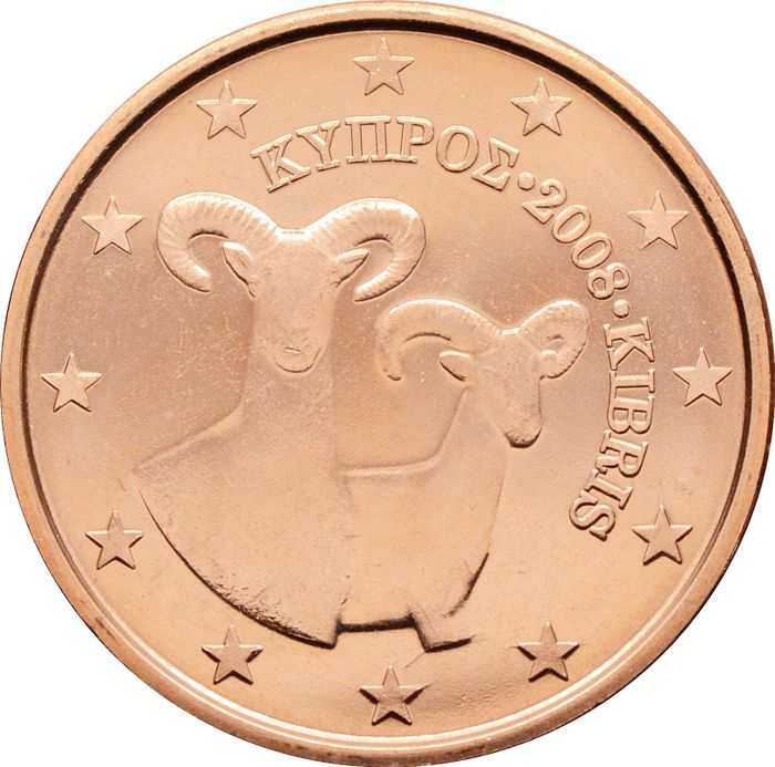 5 евроцентов 2008 Кипр (5 euro cent)
