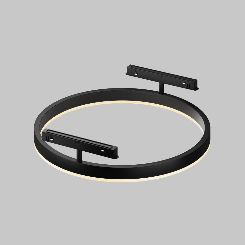 Трековый магнитный светодиодный светильник Maytoni Exility Rim TR227-2-24W3K-B
