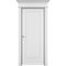 Межкомнатная дверь эмаль Оксфорд белая глухая