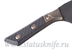 Нож Microtech Kitchen Santoku DLC Bolster Signature 3200B-1DLCCFSфотография - 5