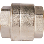 ROMMER Обратный клапан 1 1/2" пружинный муфтовый с пластиковым седлом