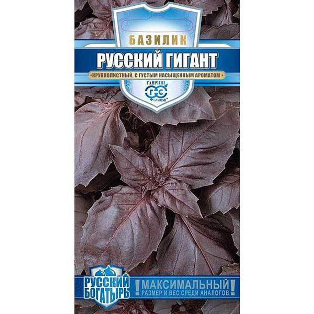 Базилик Русский гигант фиолет Гавриш Ц