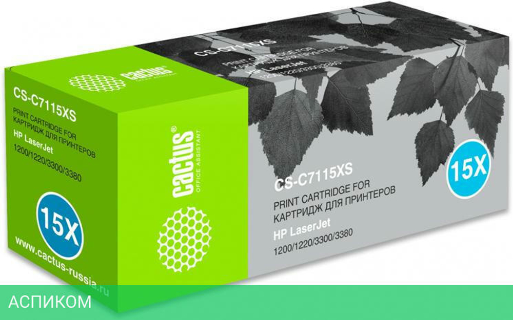 Картридж Cactus CS-C7115XS Black
