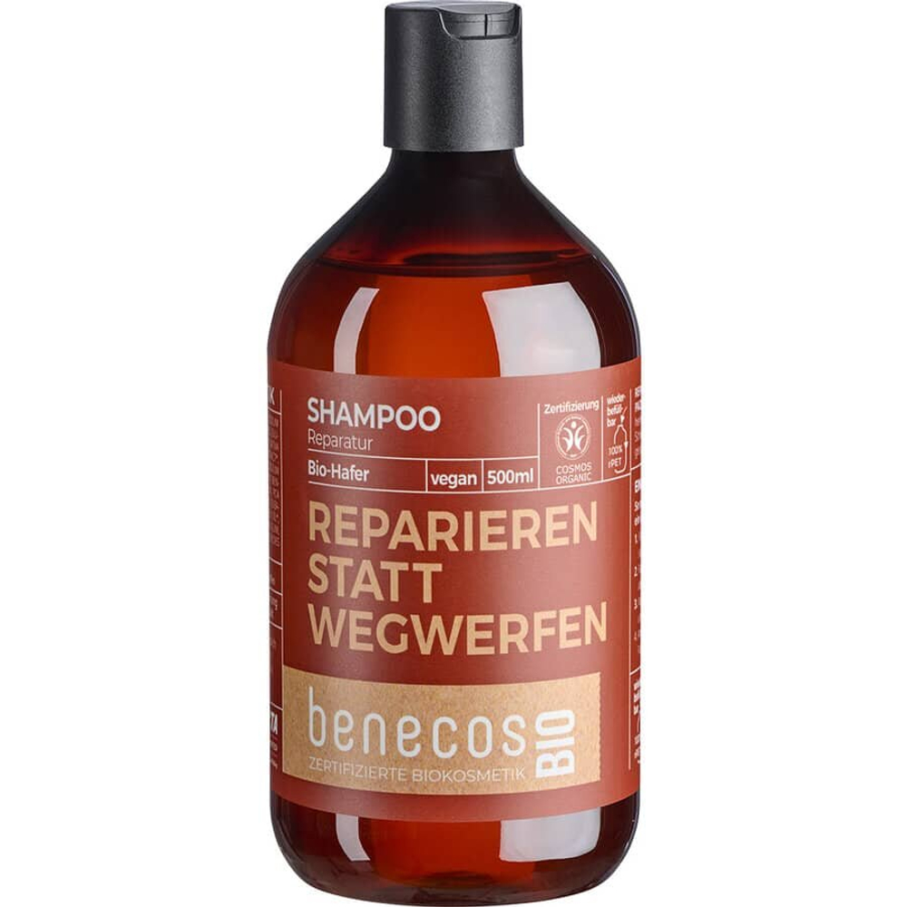 Benecos Восстанавливающий шампунь с овсом 500 мл