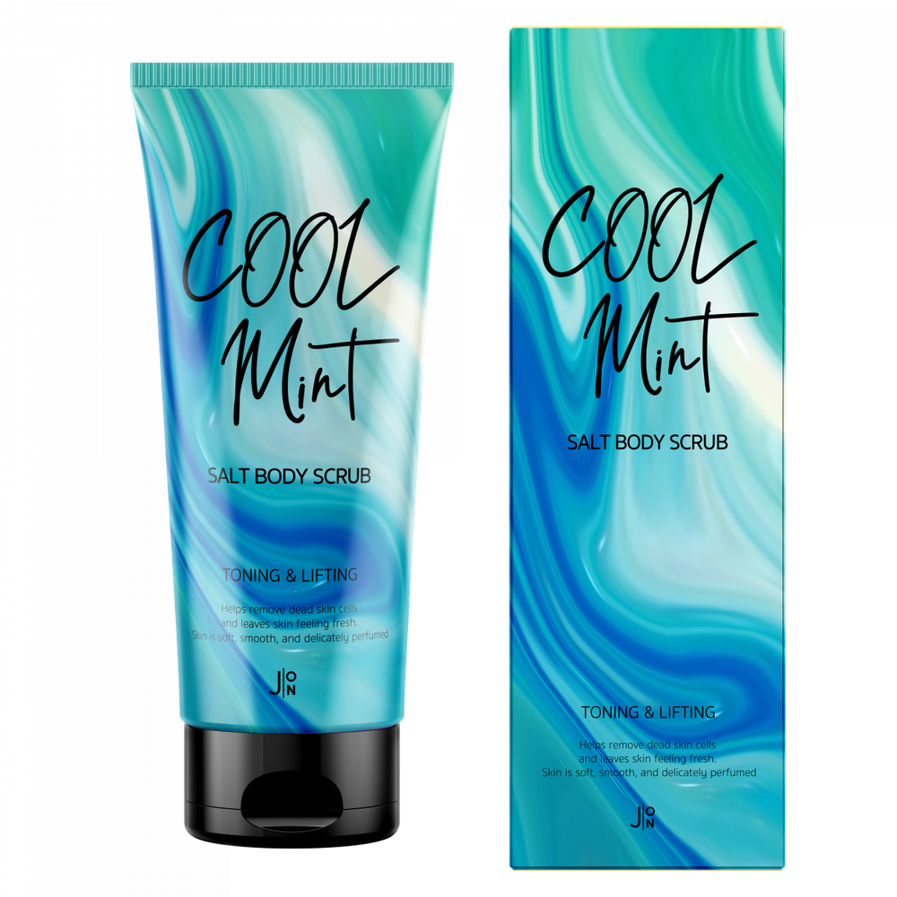 J:on Скраб для тела подтягивающий - Cool mint salt body scrub, 250г