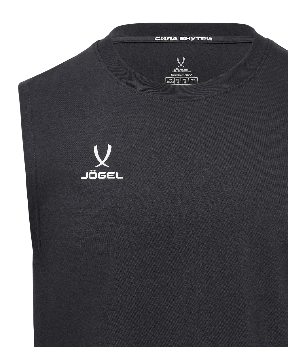 Майка тренировочная JÖGEL DIVISION PerFormDRY Training CVC 98, темно-серый