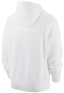 Мужская кофта теннисная Nike Sportswear Club Hoodie - white/white/black