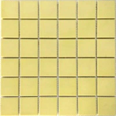 Мозаика LeeDo: Nana gialla 30,6x30,6x0,6 см (чип 48x48x6 мм) из керамогранита с прокрасом в массе