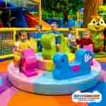 Электрическая карусель детская 4KIDS "В гостях у белки"