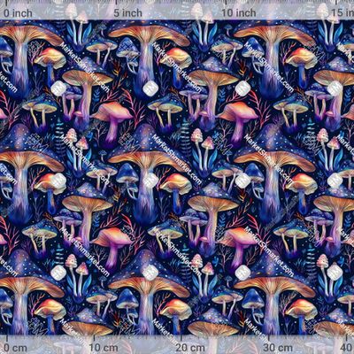 Фантастические грибы  by KabolovaPatternDesign 508 DPI