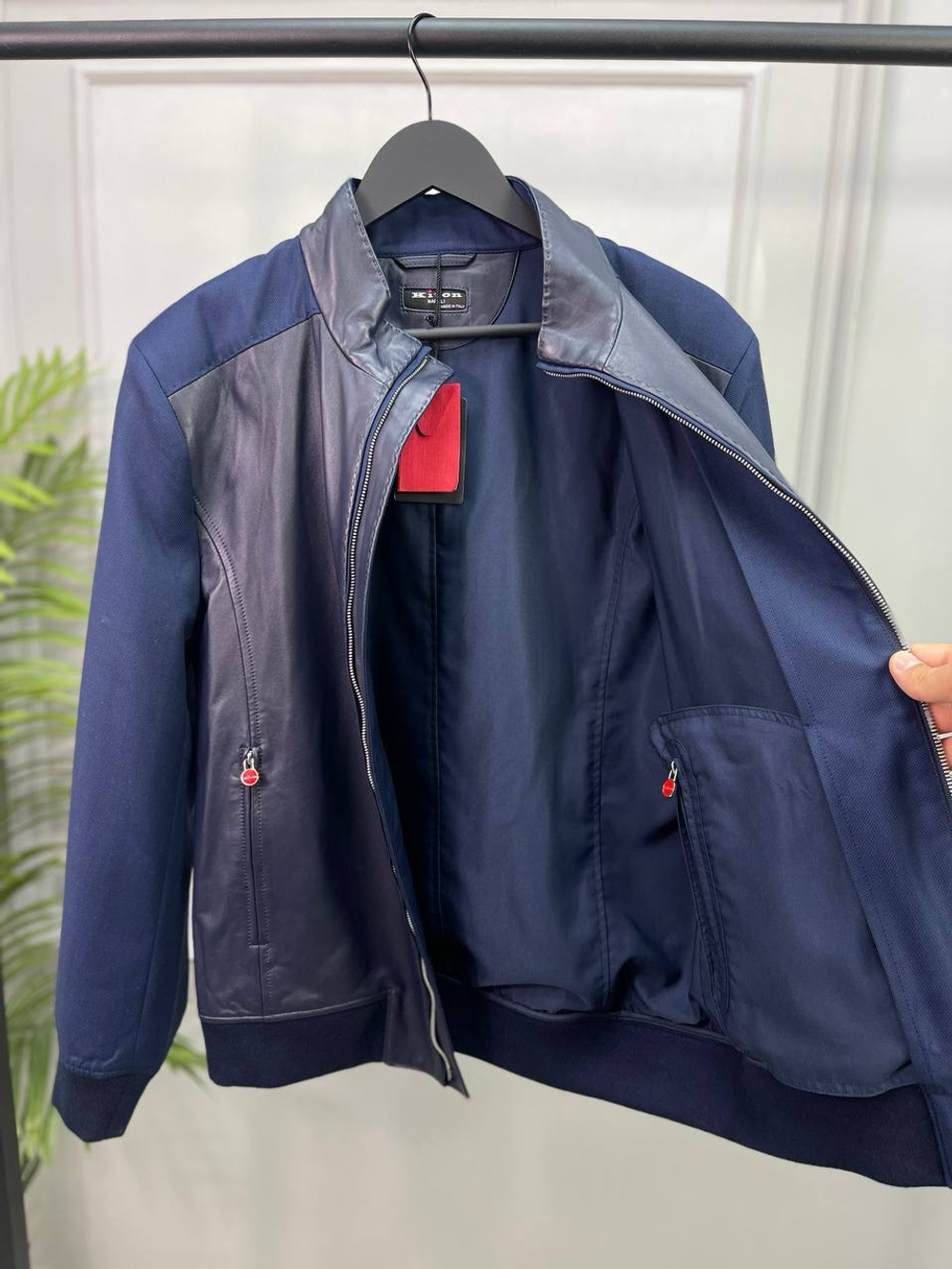 Комбинированная куртка Kiton