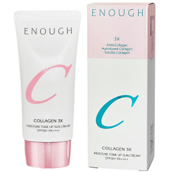 Тонирующий солнцезащитный крем для лица Enough Collagen 3X Moisture Tone Up Sun Cream SPF50+ PA++++, 50г
