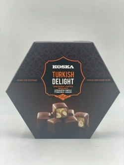 Турецкий рахат лукум в молочном шоколаде с фундуком