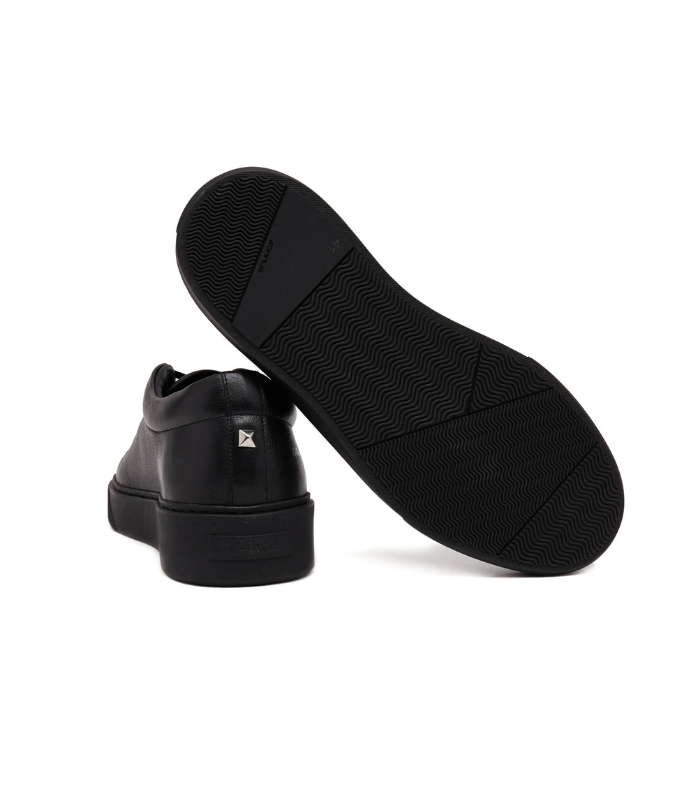 Кроссовки FLINT Lace Lo Lthr Karl Lagerfeld - черный(KL53320)