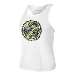 Женская теннисная майка Tennis-Point Camo Dazzle Tank Top Women - White, Multicoloured