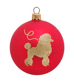 НФШ-1351/1 Ел. украшение Шар «Пудель» 85 мм