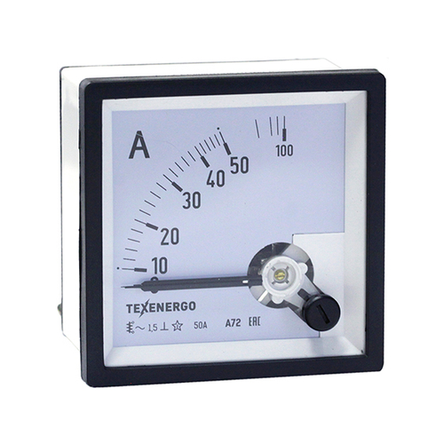 Амперметр А72 ТЕ 50А - 1,5