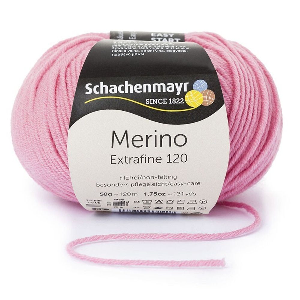 Пряжа Schachenmayr Merino Extrafine 120 (00136)