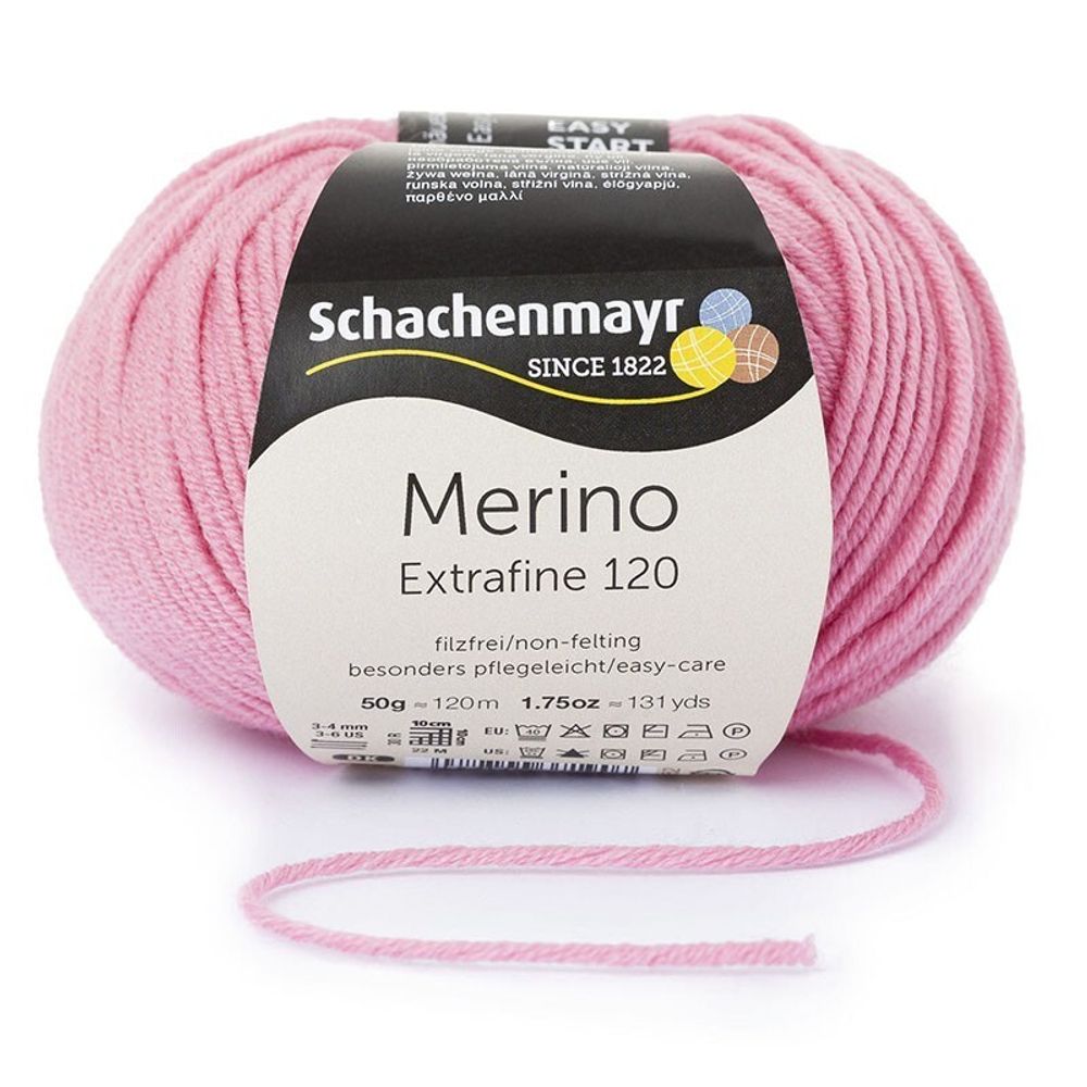 Пряжа Schachenmayr Merino Extrafine 120 (00136)