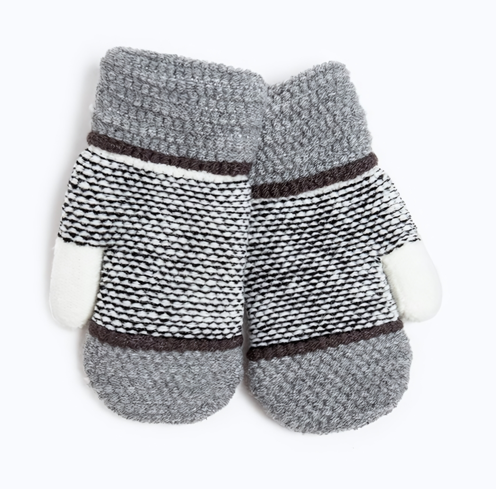 Варежки детские, цвет серый, р. 16/ 9147161 Rossini