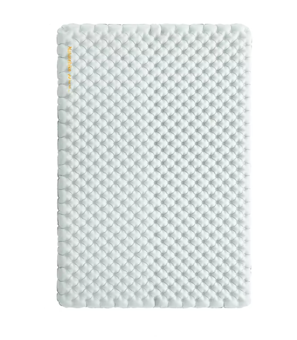 Коврик надувной Naturehike 200х132х8 см, серый, без мешка