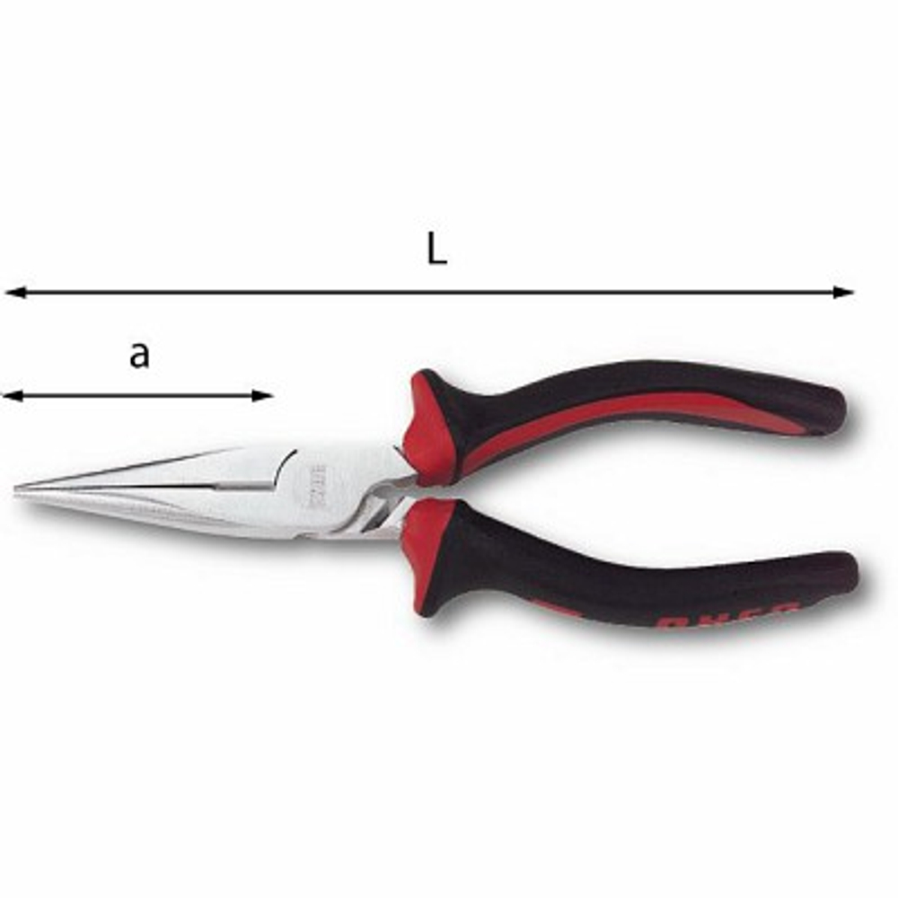 133 A Плоскогубцы с длинными, тонкими скругленными захватами, USAG (Италия)