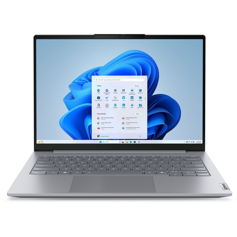Ноутбук Lenovo ThinkBook 14 G8 IAL, Core Ultra 7 255H, 14" WUXGA IPS (1920x1200) 16GB, 512GB SSD, Intel Arc, NoOS