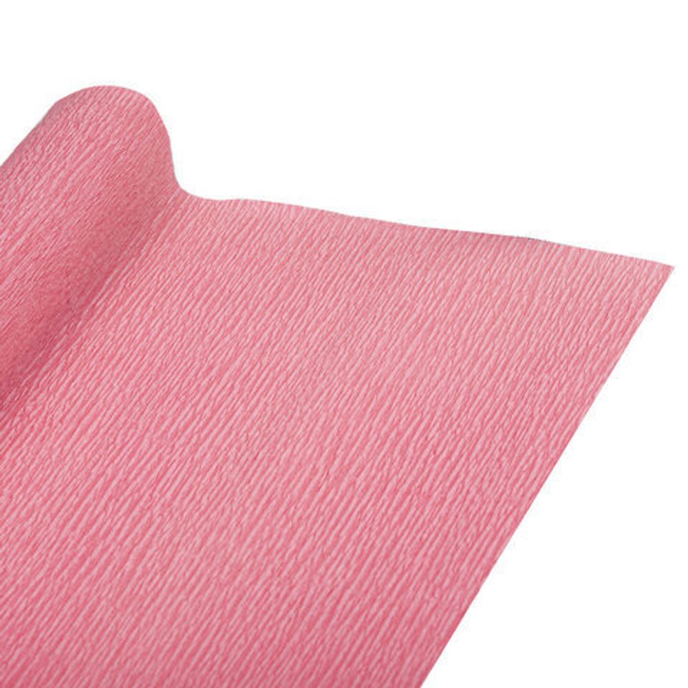 Бумага гофрированная (креповая) ДЛЯ ФЛОРИСТИКИ 110 г/м2, ярко-розовая, 50х250 см, ОСТРОВ СОКРОВИЩ, 112534