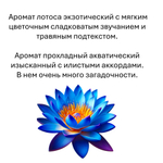 Голубой лотос, кубики восковые для ароматизации, 10 штук