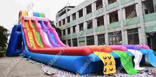 Надувная водная горка «Стремительные спуски», 24*6*8 м