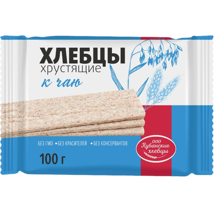 Хлебцы К чаю Кубанские 100 гр