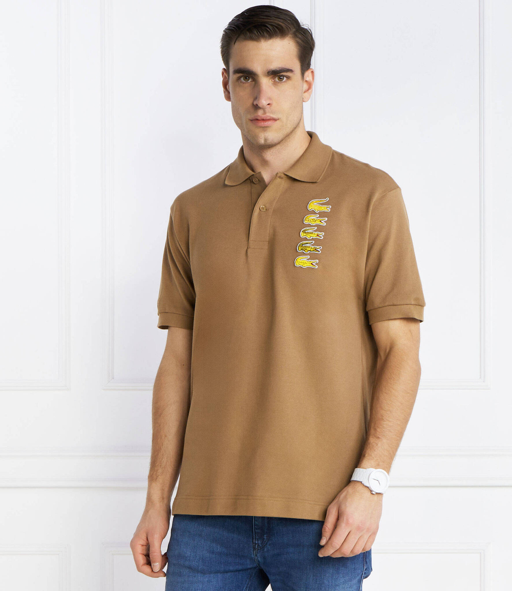 Поло Lacoste - коричневый(PH3474)