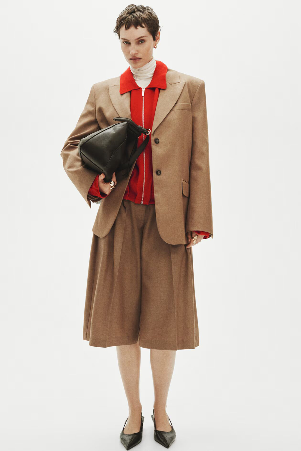 Оверсайз-кардиган на молнии - H&M