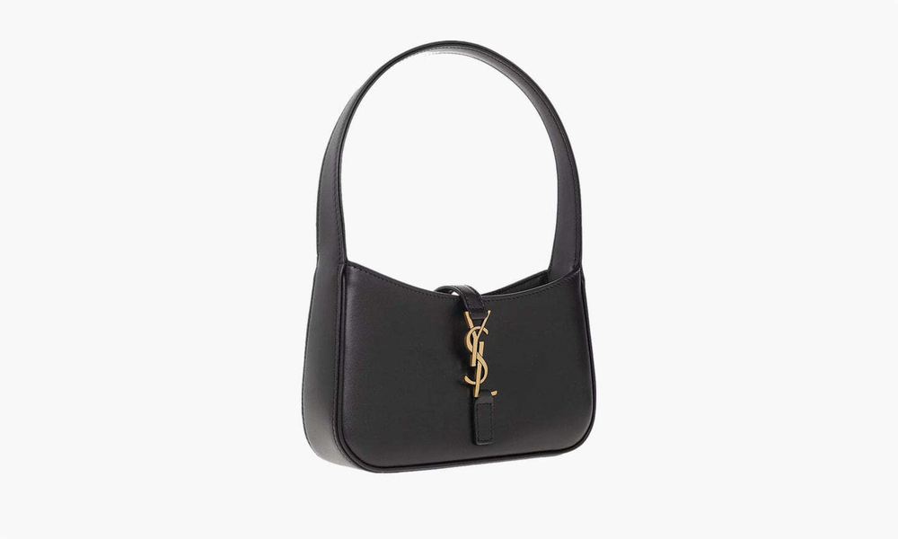 Сумка Saint Laurent Le 5 À 7 Mini Smooth Leather Hobo Bag "Noir"
