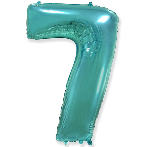 Цифра 7 бирюза 40" Fm